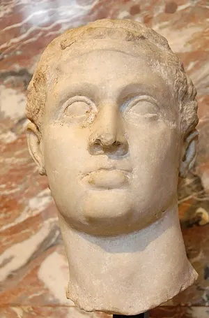 an image of Ptolemy Auletes, Cleopatra's father