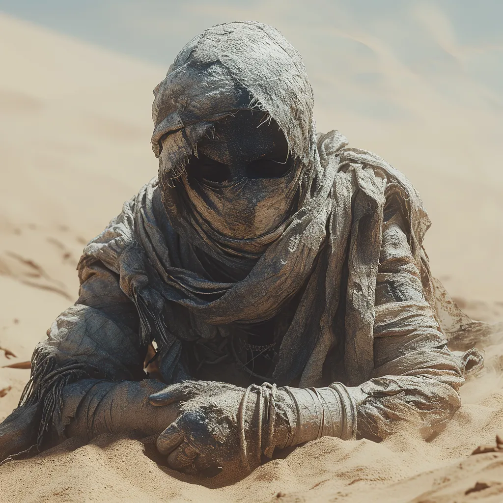 soldier in the sand
