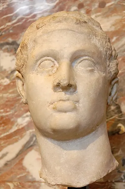 Bust of Ptolemy XII Auletes, the father of Cleopatra VII.